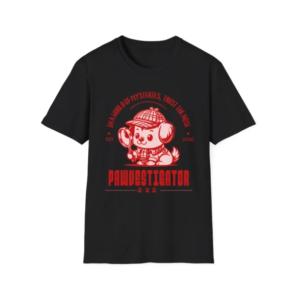 "Pawvestigator" Detective Dog T-Shirt — Cute Mystery Dog Tee