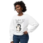 "I’m Not Short" Cute Short Penguin Crewneck