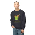 Cute Oversized Frog Sweatshirt with Glasses
