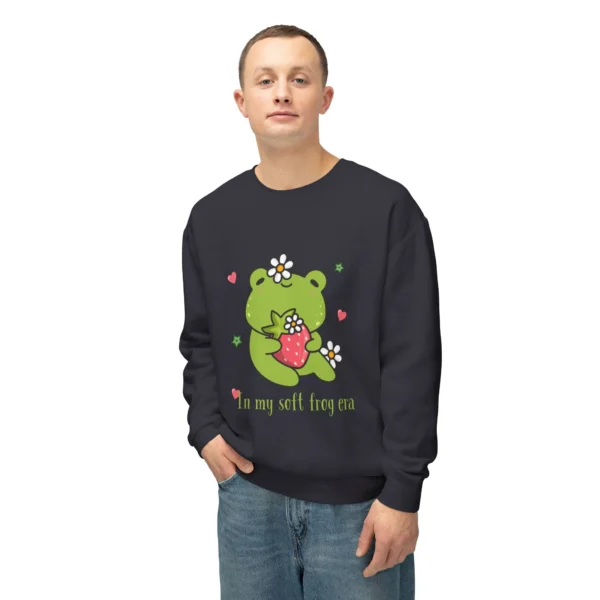 "In My Self Frog Era" Frog Crewneck Graphic Sweatshirt