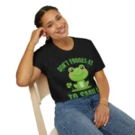 Cute "Don’t Frog-et to Smile" - Toad Graphic Tee