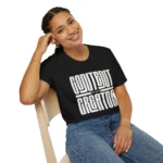 Retro Typography Shirt for Influencers & Content Creators