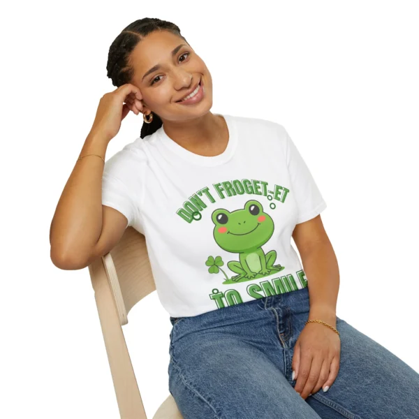 Cute "Don’t Frog-et to Smile" - Toad Graphic Tee