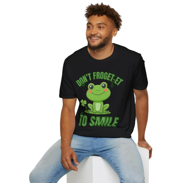 Cute "Don’t Frog-et to Smile" - Toad Graphic Tee