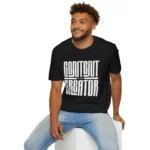 Retro Typography Shirt for Influencers & Content Creators