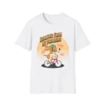 "Running From My Problems" Retro Dog Biking T‑Shirt