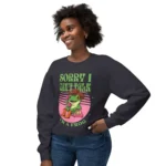 "Sorry I Can't Talk" Sweatshirt - Cute Frog Crewneck