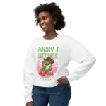 "Sorry I Can't Talk" Sweatshirt - Cute Frog Crewneck