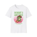 "Sorry I Can't Talk I'm a Frog" T-Shirt — Retro Frog Graphic Tee
