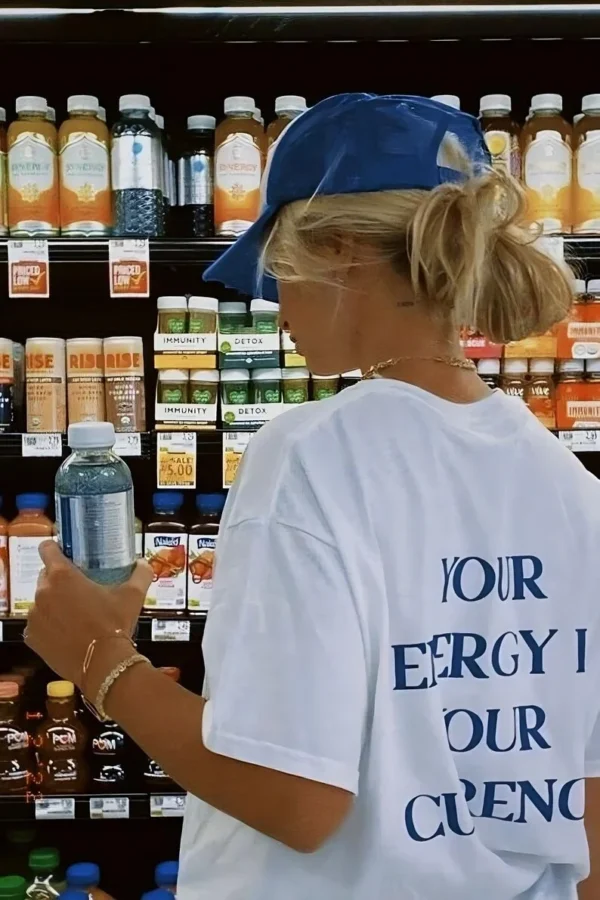 "Your Energy Is Your Currency" Motivational Graphic T-Shirt