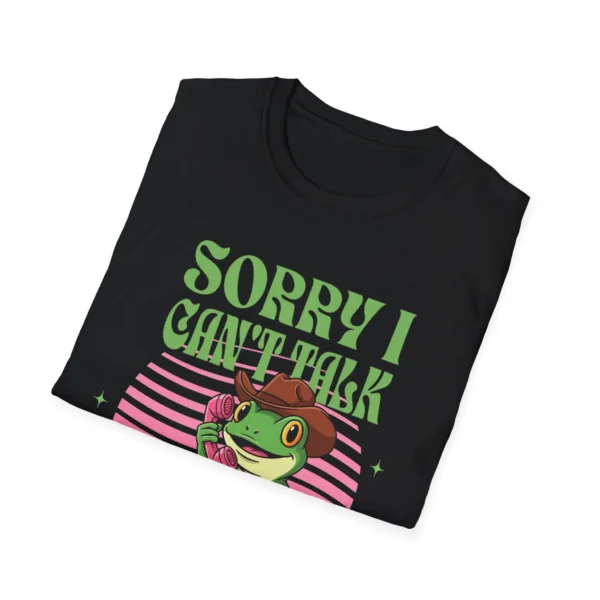 "Sorry I Can't Talk I'm a Frog" T-Shirt — Retro Frog Graphic Tee